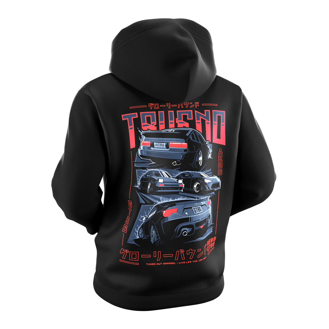Trueno & GT86 hoodie black