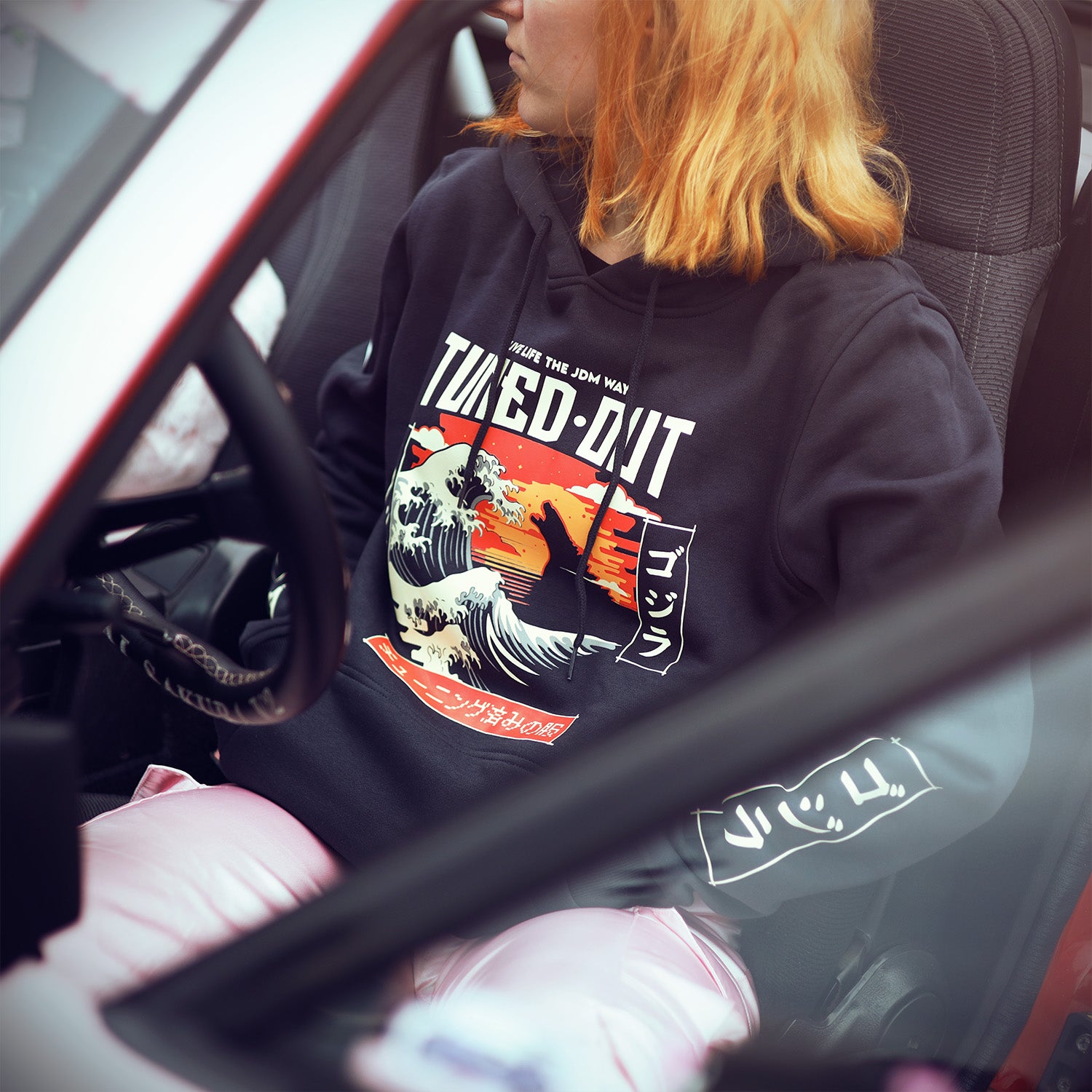 Kanagawa hoodie hotsell