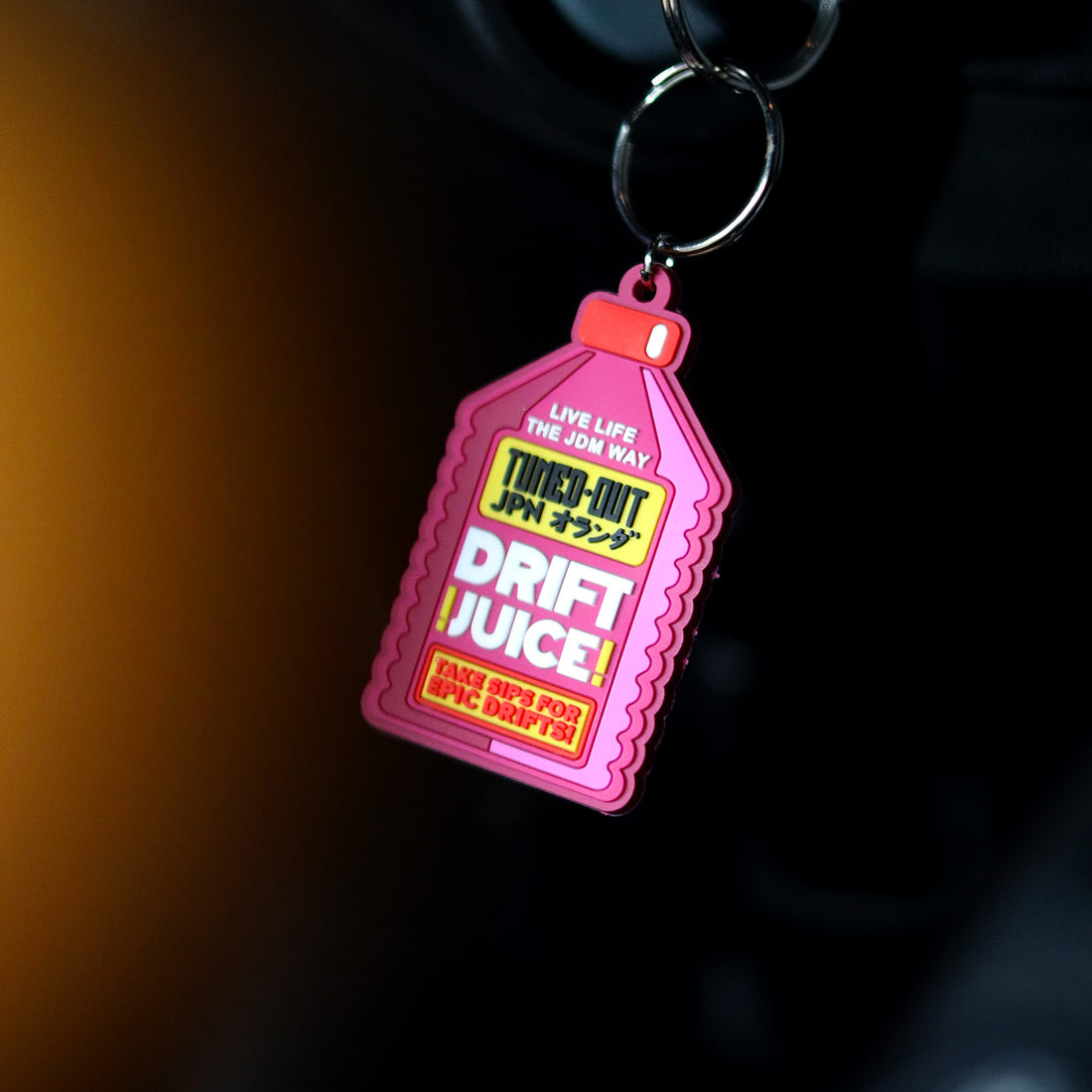 Tuned-Out Drift Juice Keychain
