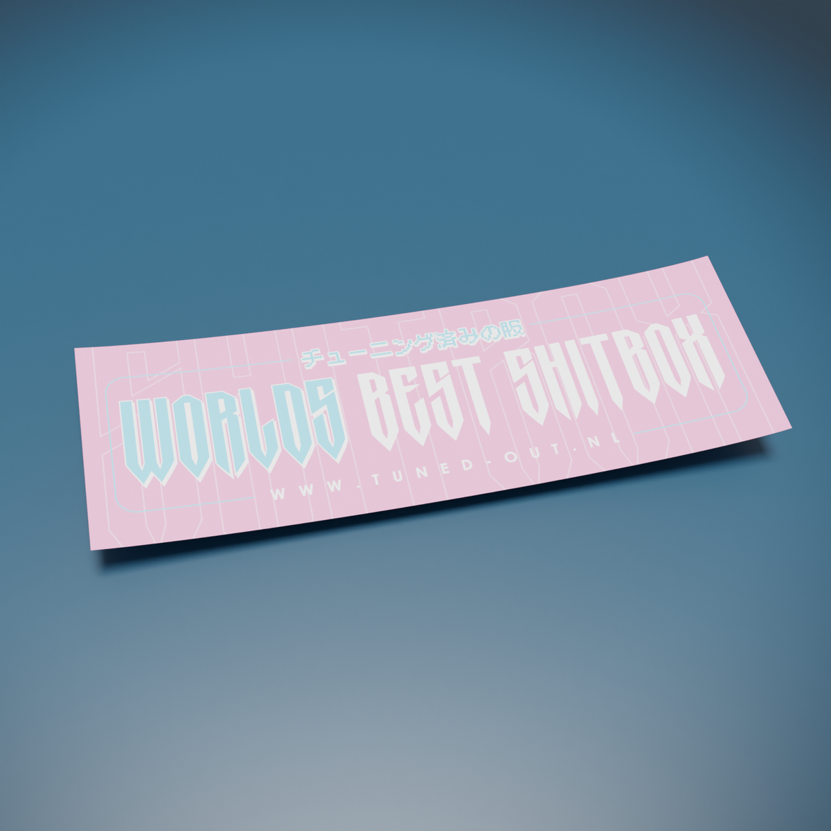 Worlds' best Shitbox Pink Slapsticker