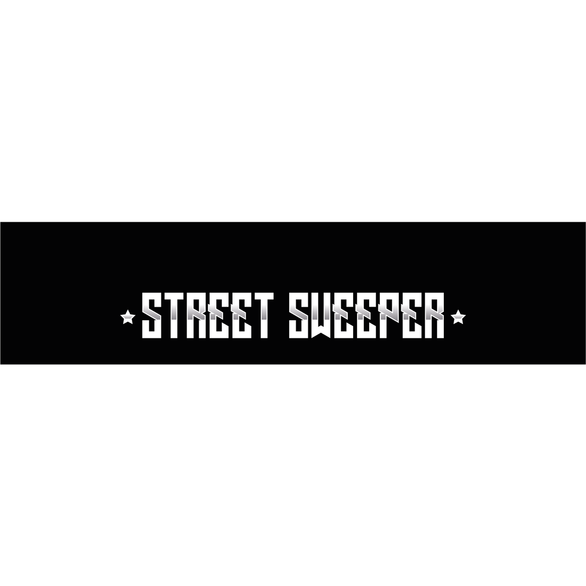 Windowbanner Street Sweeper Black