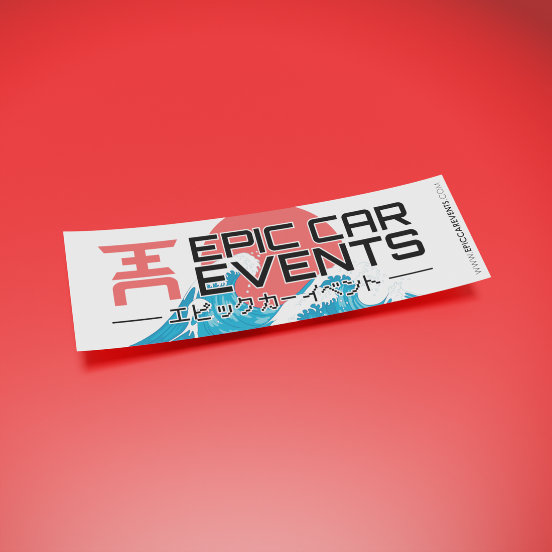 Epic Car Events Drift slapsticker