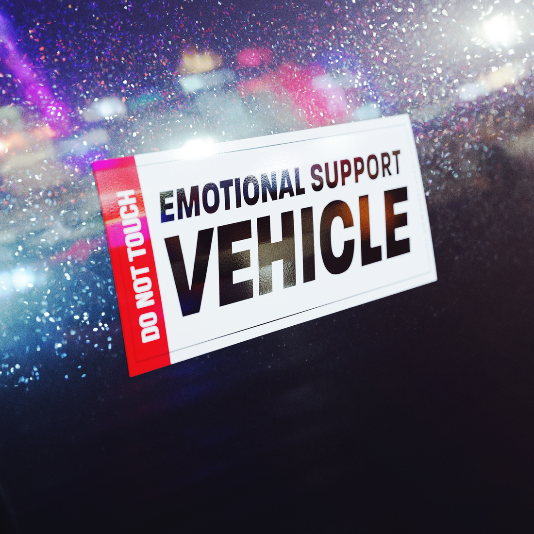 Emotional Support vehicle Slapsticker