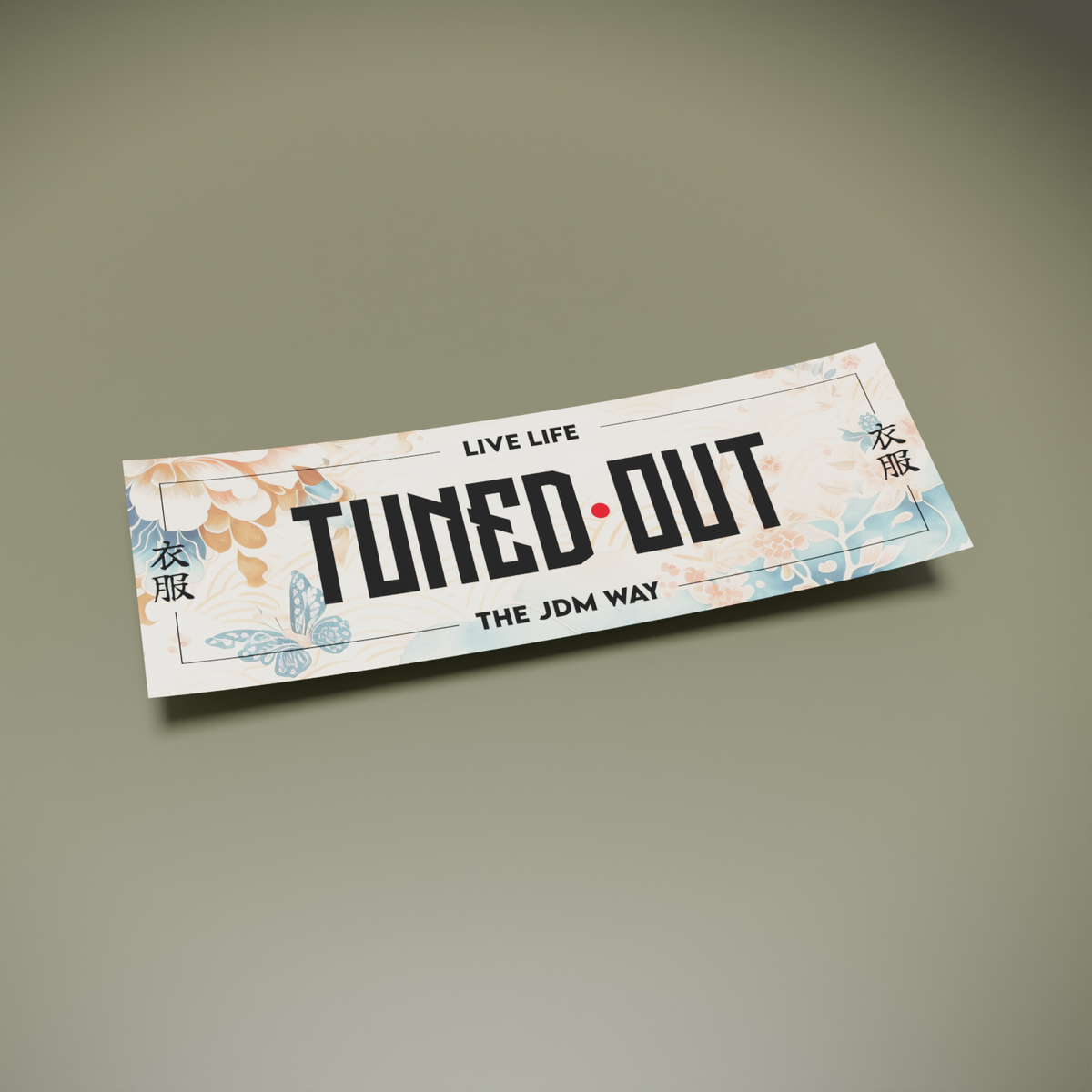 Tuned-Out Flowery Peach